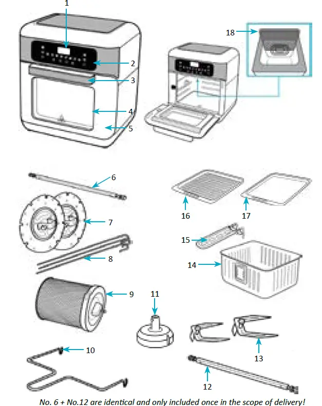 arendo-303590-Forno-Multi-Function-Mini-Oven-fig-2