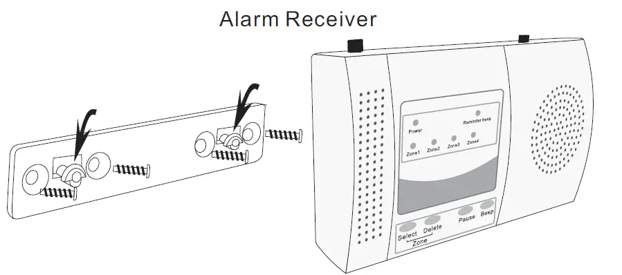 HTZSAFE MFR+T001Q3 -Wireless- Driveway- Alarm -System -FIG 13