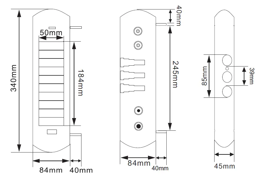 HTZSAFE MFR+T001Q3 -Wireless- Driveway- Alarm -System -FIG 24