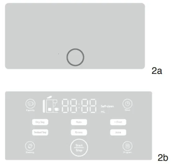 H Koenig naty210 Plant Milk Maker - Preparing a drink