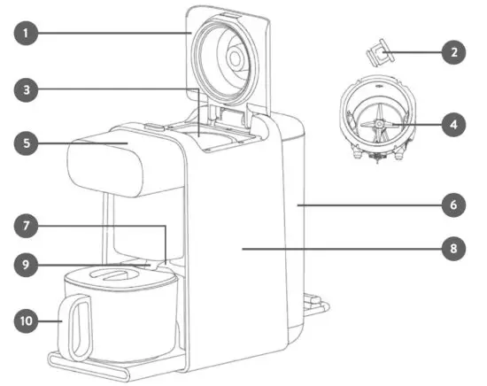 H Koenig naty210 Plant Milk Maker -Product description