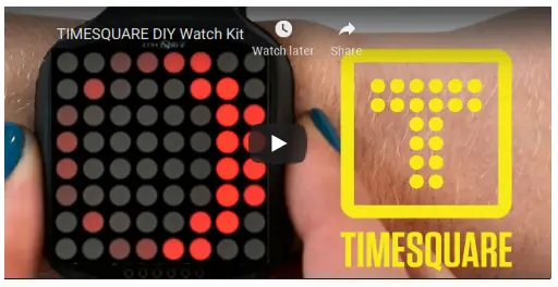 adafruit 1106 Timesquare Diy Watch Kit - FIG2