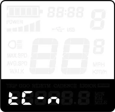 Key DISP KD51C The Ebike Display - Function Summary 10