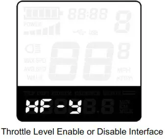 Key DISP KD51C The Ebike Display - Personalized Parameter Settings 10