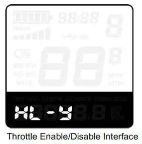 Key DISP KD51C The Ebike Display - Personalized Parameter Settings 9