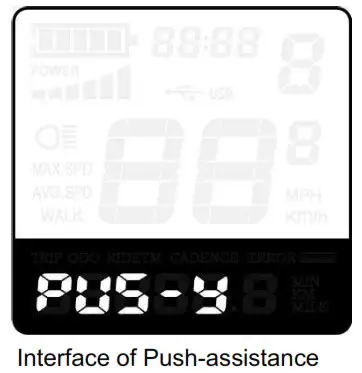 Key DISP KD51C The Ebike Display - System Settings 2