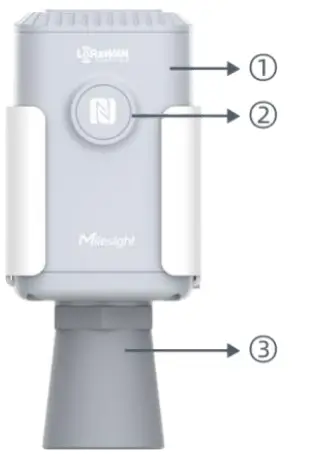 Milesight EM500-CO Outdoor Environment Monitoring Senso - Front View