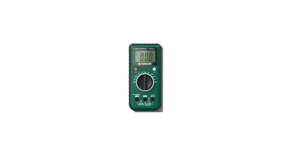 Parkside Pdm 300 C3 Digital Auto-range Multimeter Instruction Manual