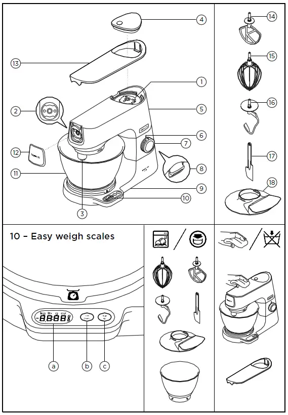 KENWOOD -TYPE- KVC65- Chef -Baker -1