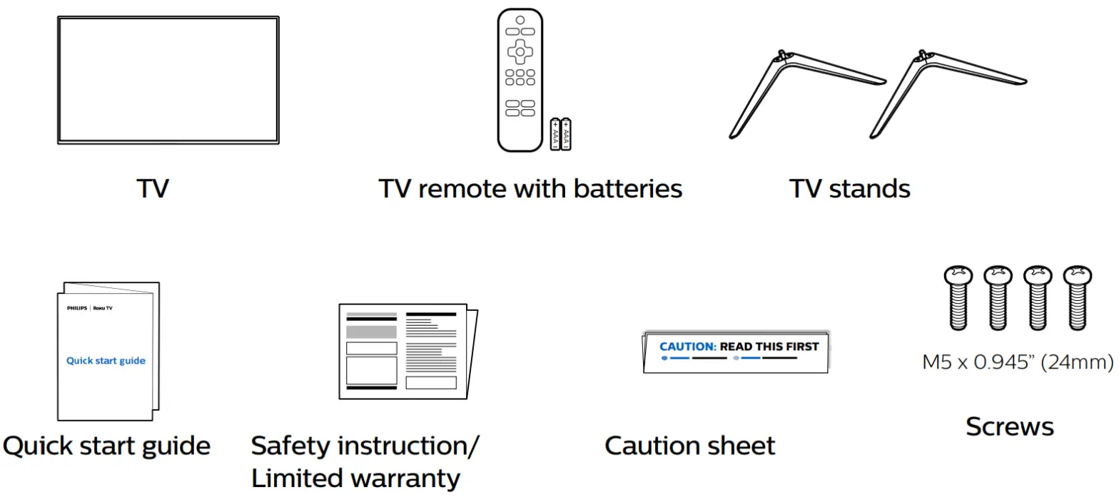 PHILIPS 4864 Series 75PFL4864 4K Ultra HD TV - box