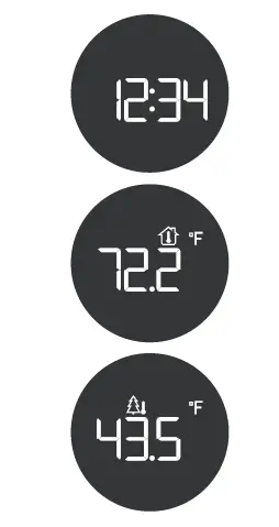 LA CROSSE 616 1410B Atomic Projection Clock with Indoor Outdoor Temperature -Clock-FIG-4