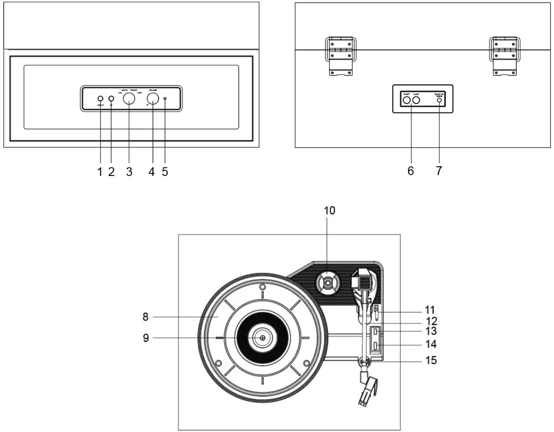 CROSLEY CR6235A Rohe Turntable Product Description