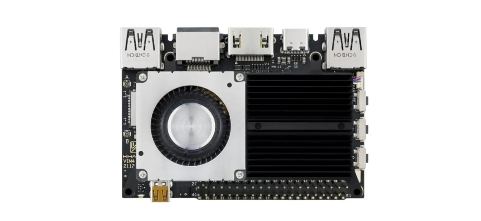 Khadas Vim4 Single-board Computer With Active Cooling Kit User Guide