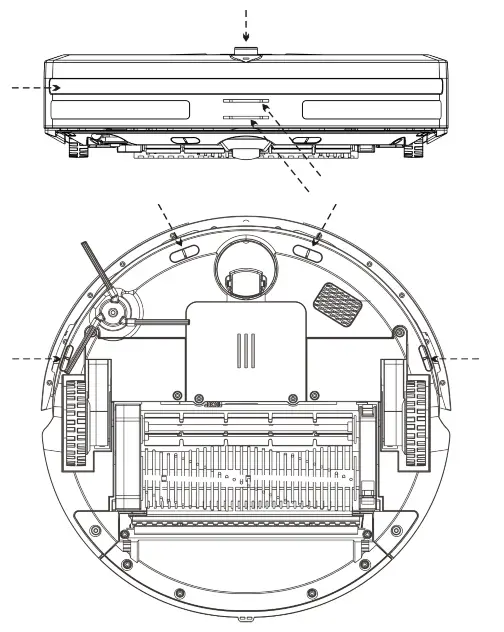 kogan Ultimate Robot Vacuum - Cleaning Sensors