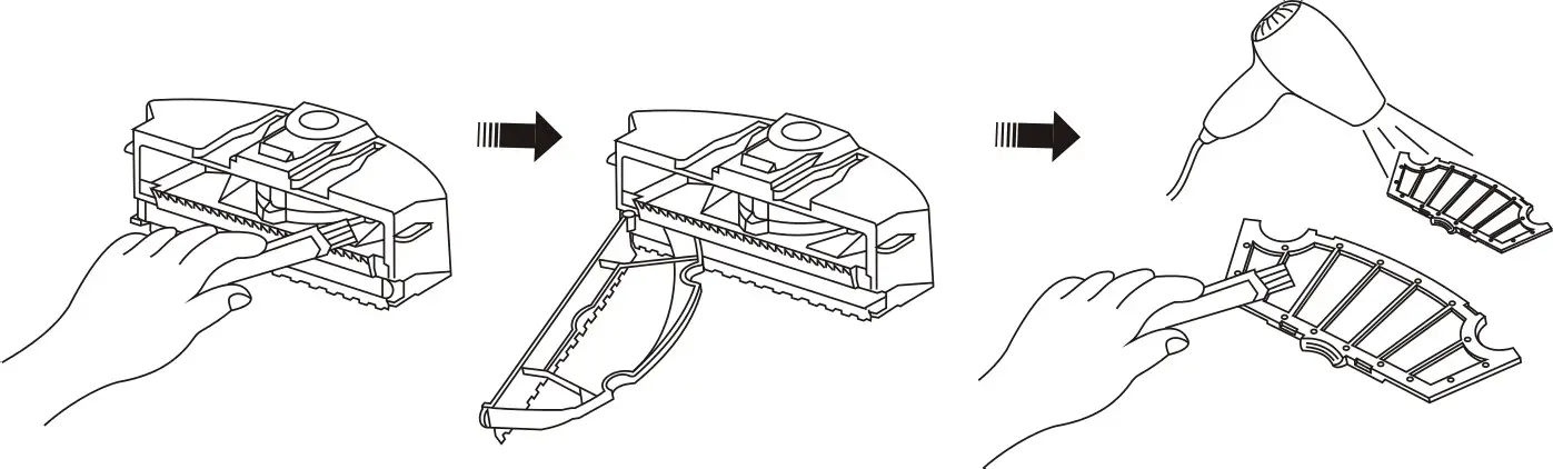 kogan Ultimate Robot Vacuum - Cleaning the filter