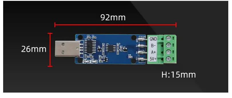 KLHA KL815 Industrial-Grade-USB-to-RS485-or-TTL-Converter-FIG-1