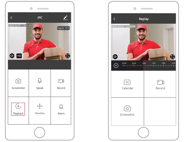 ALARM PUSH NOTIFICATION AND PLAYBACK Figure 2