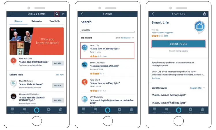 USE THIRD PARTY DEVICES TO CONTROL Figure 2