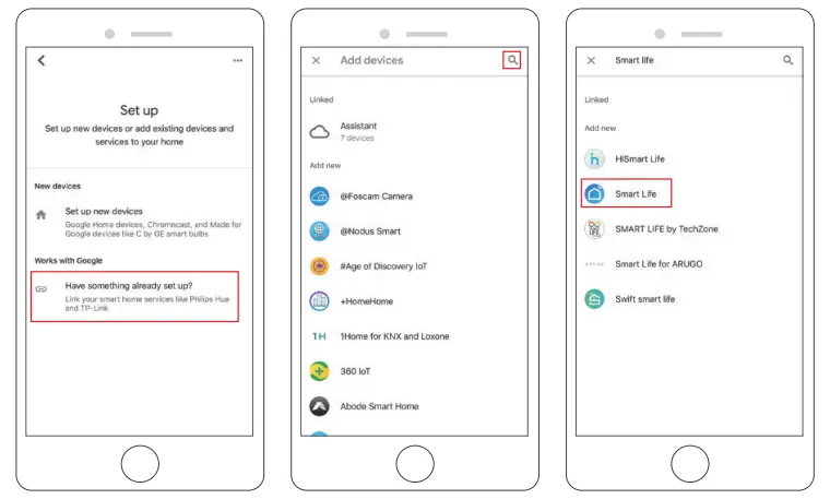 USE THIRD PARTY DEVICES TO CONTROL Figure 5