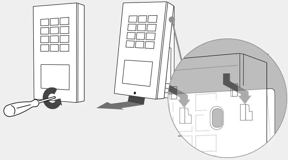 DISASSEMBLING THE FRONT PANEL