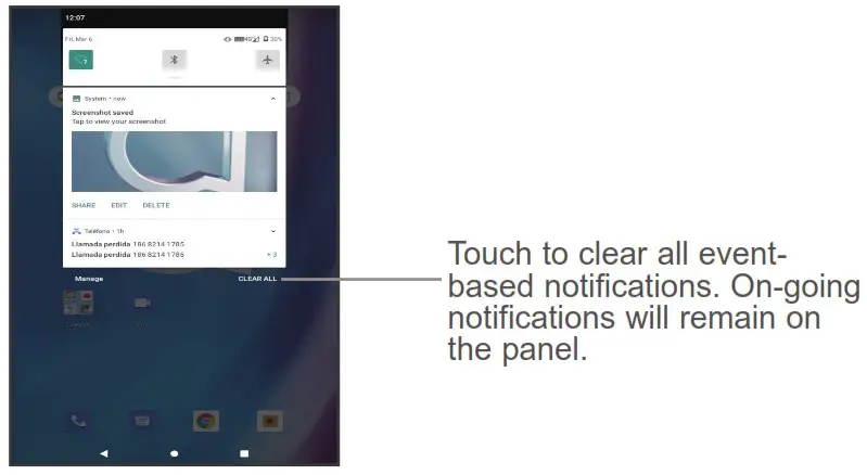 TCL alcatel 3T8 Tablet - Home screen 2