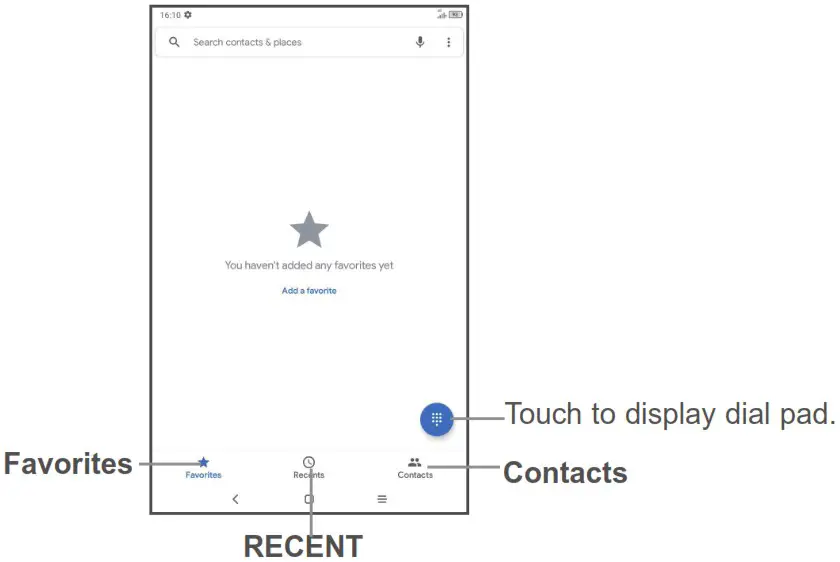 TCL alcatel 3T8 Tablet - Phone call