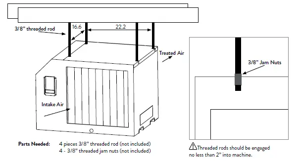 Quest 335 Hyper Efficient Standalone Overhead Dehumidifier-04