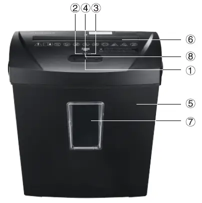 bonsaii C170-C 12-Sheet Cross Cut Shredder fig 1