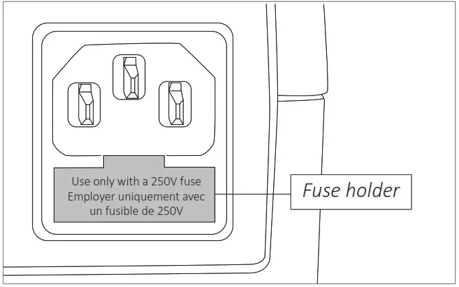 JBC JNASE 9A (100V)High Precision Hot Air Station - Fuse holder