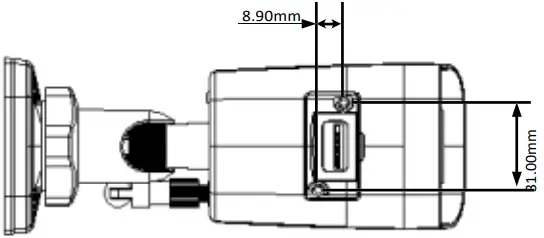 Cctv Security Pros 0211T7D0 Network Bullet Cameras 5 Dimensions B