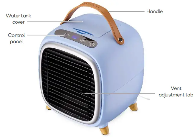 kogan-KAPMNCL4BA-Mini-Evaporative-Air-Cooler-fig-1