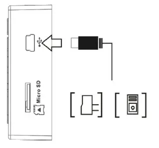 Sharper Image Portable Video Recorder - Charging the Battery