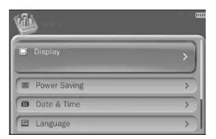 Sharper Image Portable Video Recorder - SETTINGS