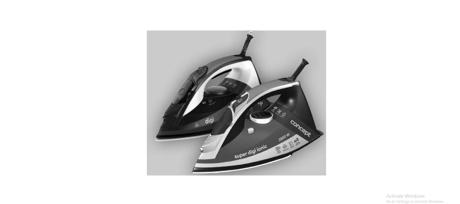 Concept Zn-8110 Steam Iron 2200 W Super Digi Ionic Instruction Manual