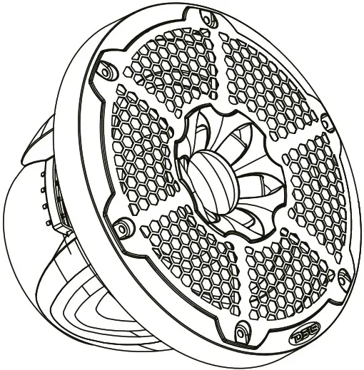 DS18 NXL 10SUB Marine Water Resistant Subwoofer - COVER