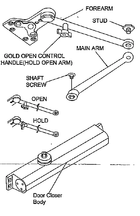 Pamex GC5900 Series door closer-6