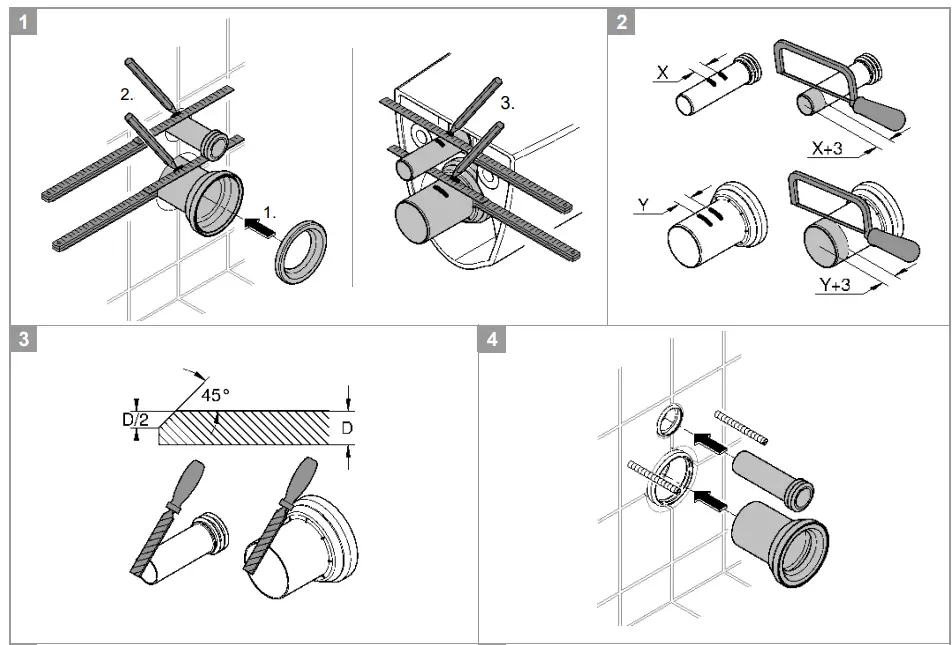 GROHE 38772001-Frame-Rapid-SL-Concealed-Flush-Tank-Dual-fig-1