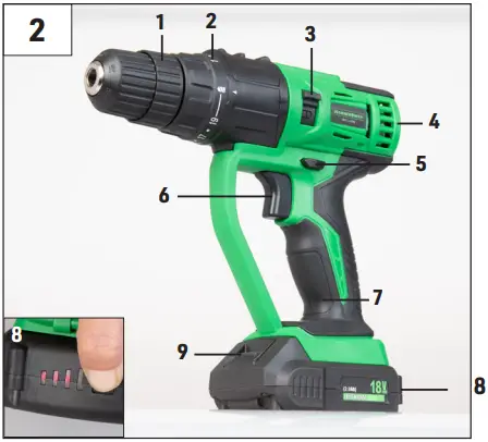HAMMERSMITH M22606 MultiTool Cordless Drill 2