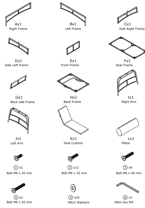 Part & Hardware List