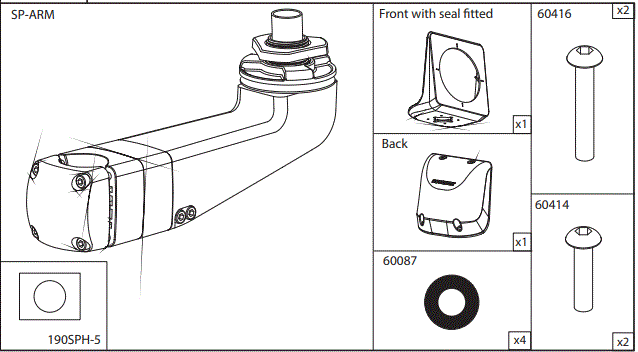 SCANSTRUT SPR-1i-AM 1 Instrument Arm Mount 1