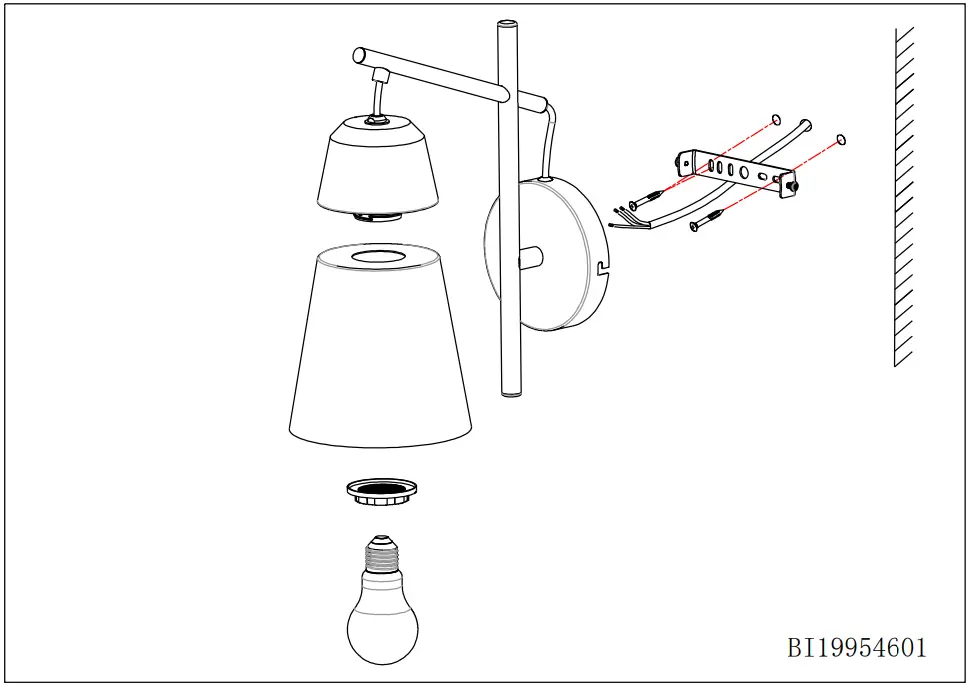 EGLO CANTERRAS Wall Light - Overview 1