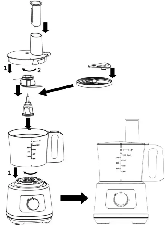 cookwarks-FP9076-GS-Food-Processor-FIG2