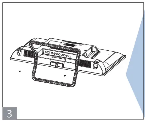 BLAUPUNKT BN24H1131BKB 24 Inch HD LED TV - fitting 2