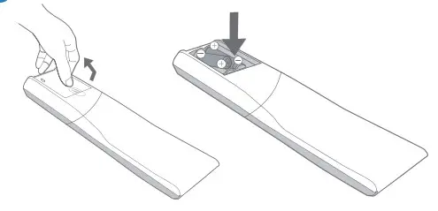 BLAUPUNKT BN24H1131BKB 24 Inch HD LED TV - install battery