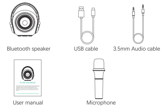 Shenzhen Pannizhe Technology PL 002 Bluetooth Speaker - Fig 1