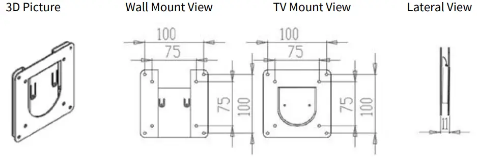 PRO-DVX-WM-25-Wall-Mount-FIG-1