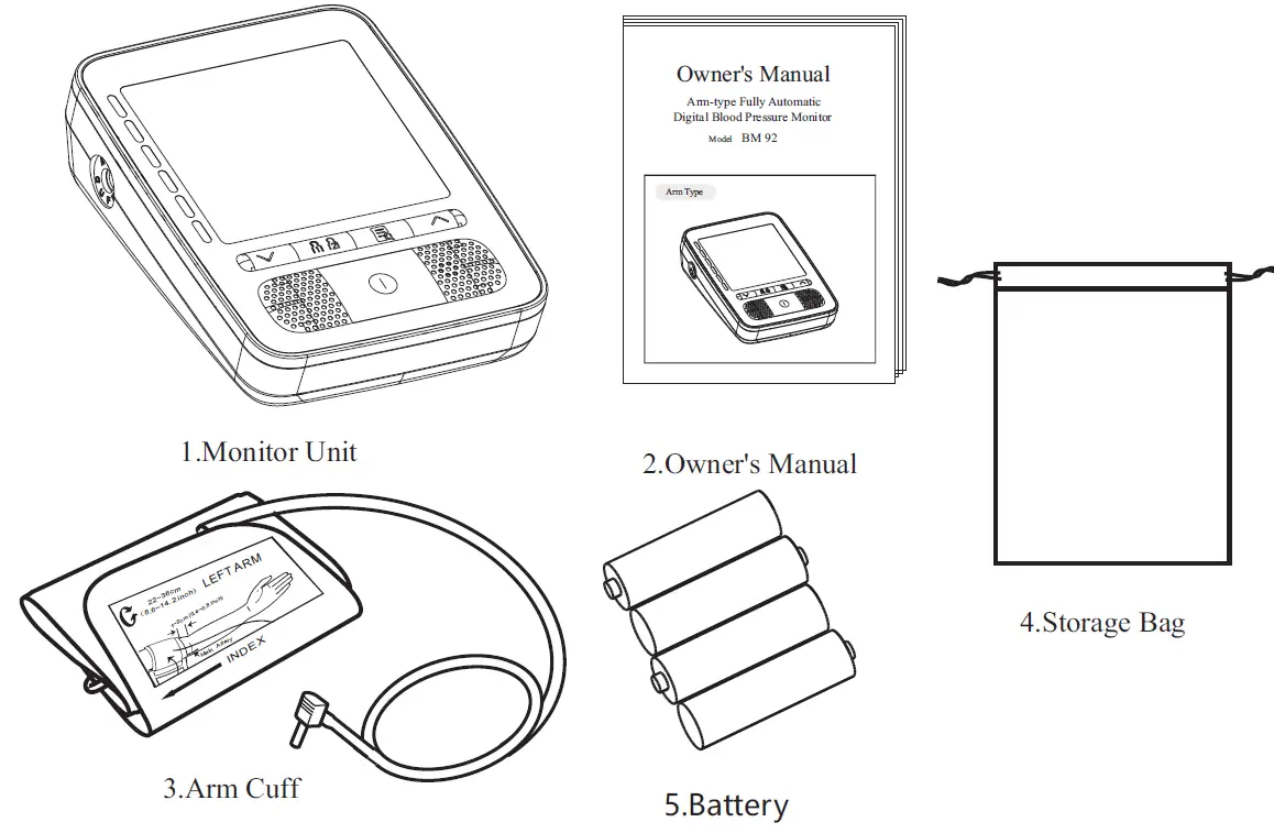Joytech Healthcare BM 92 Arm Type Fully Automatic Digital Blood Pressure Monitor 5