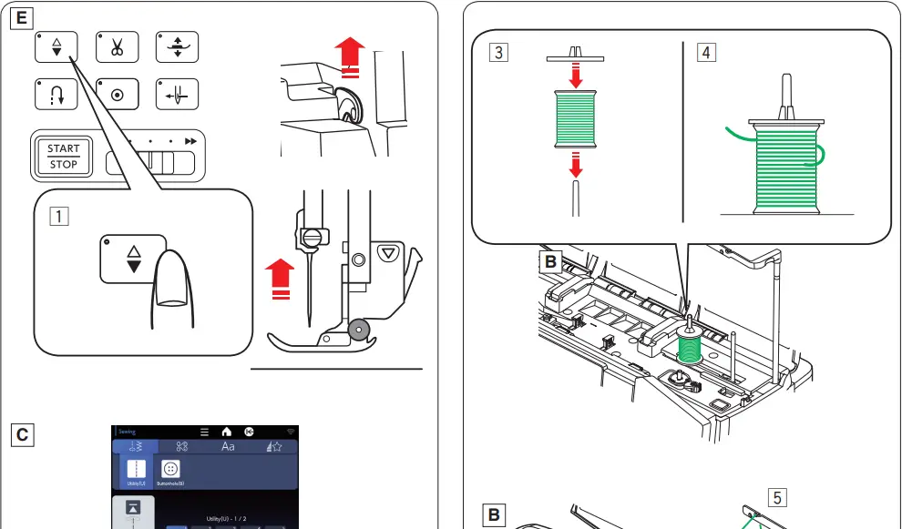 JANOME CM17 Next Generation Combo Machine-fig12