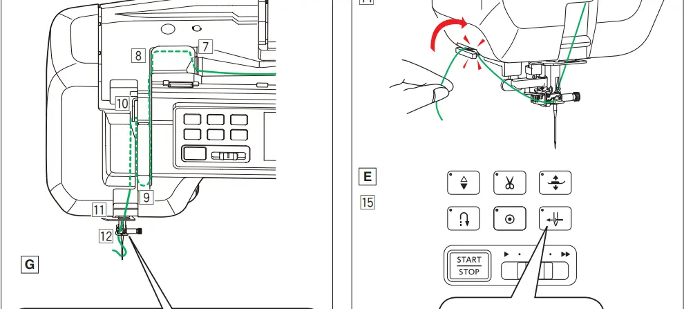 JANOME CM17 Next Generation Combo Machine-fig16