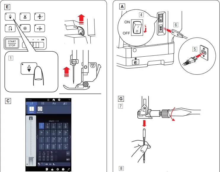 JANOME CM17 Next Generation Combo Machine-fig28